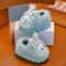 Cute Winter Children's Slippers, Plush Faux Fur Anti Slip Shoes for Boys and Girls, Warm Home Slippers