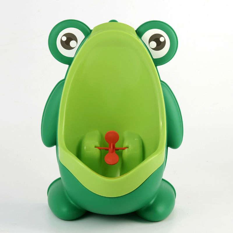 Vertical Urinal Potty For Toddler Boys Cartoon Frog Shape WallMounted Pee Training Stand 4