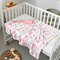 Multicolor Printed Baby Blanket, Soft Plush Minky with Double Layer Dotted Backing for Toddlers