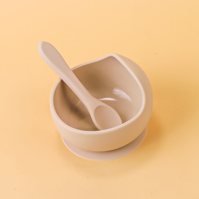 Silicone Sucker Bowl For Infant Feeding Baby Training Bowls Learning To Eat And Supplementary Food 9