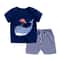 Cartoon Fashion Baby Boys Tracksuit Summer Clothing Winnie Pooh Short Sleeve Tshirt And Shorts Set 1