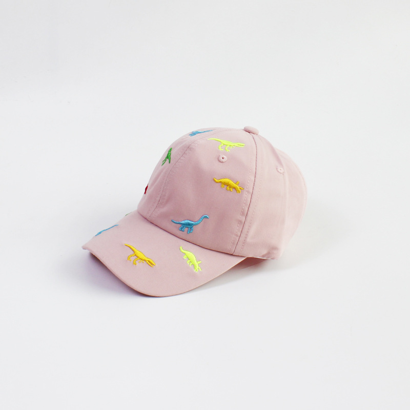 Summer Kids Baseball Cap Cartoon Dinosaur Embroidery Baby Cap Outdoor Adjustable Infant Boy Girls S 3