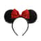 Big Ear Plush Hair Hoop Disney Mickey Mouse Polka Dot Bow Head Ornament Minnie Hair Hoop 2