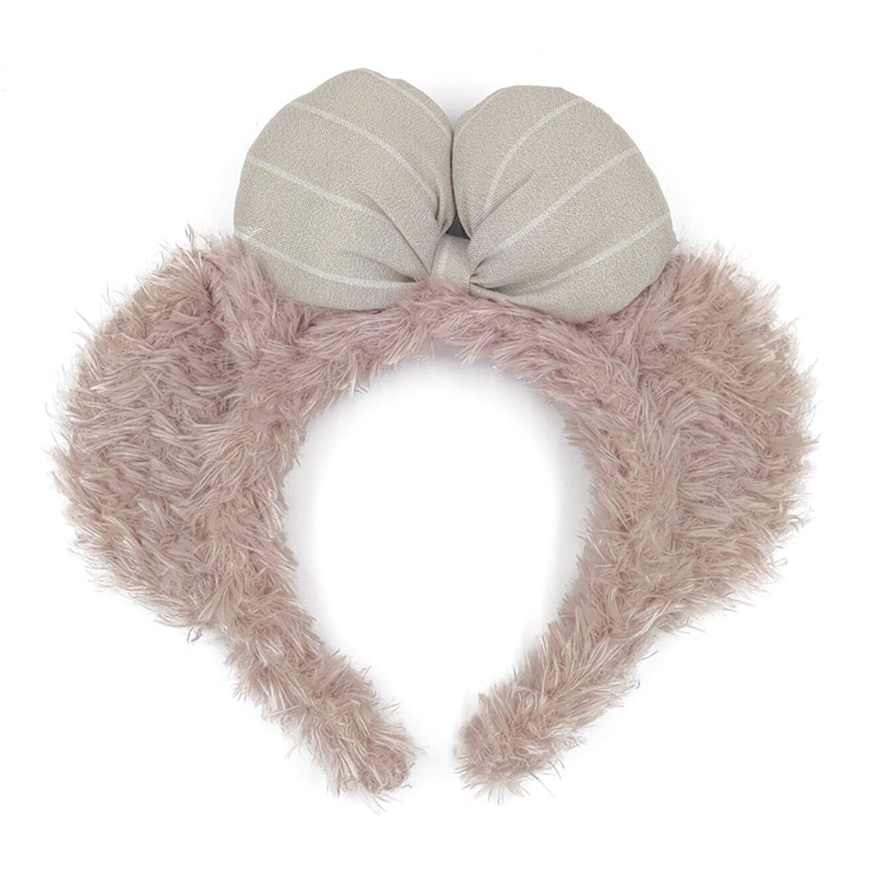 Big Ear Plush Hair Hoop Disney Mickey Mouse Polka Dot Bow Head Ornament Minnie Hair Hoop 7