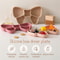 Nonslip Silicone Baby Tableware Set Bowl Fork Plate Spoon 2