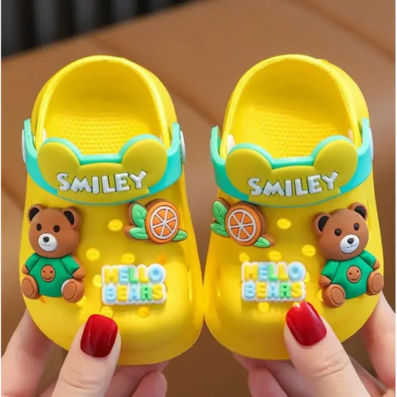 Cute Cartoon Baby Sandals Summer Infant Slippers Antislip Newborn Shoes Beach Sandals For Baby Boy 6