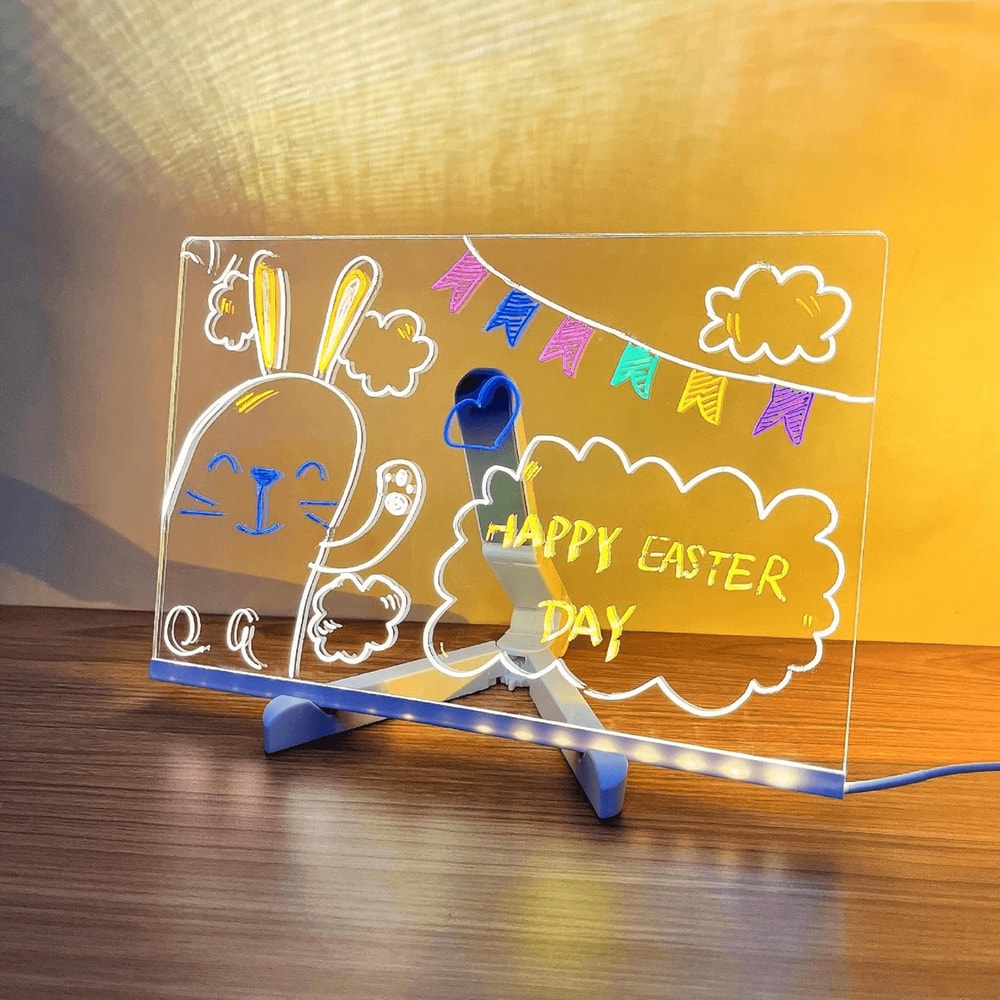 reusable LED sketch board for kitchen notes
