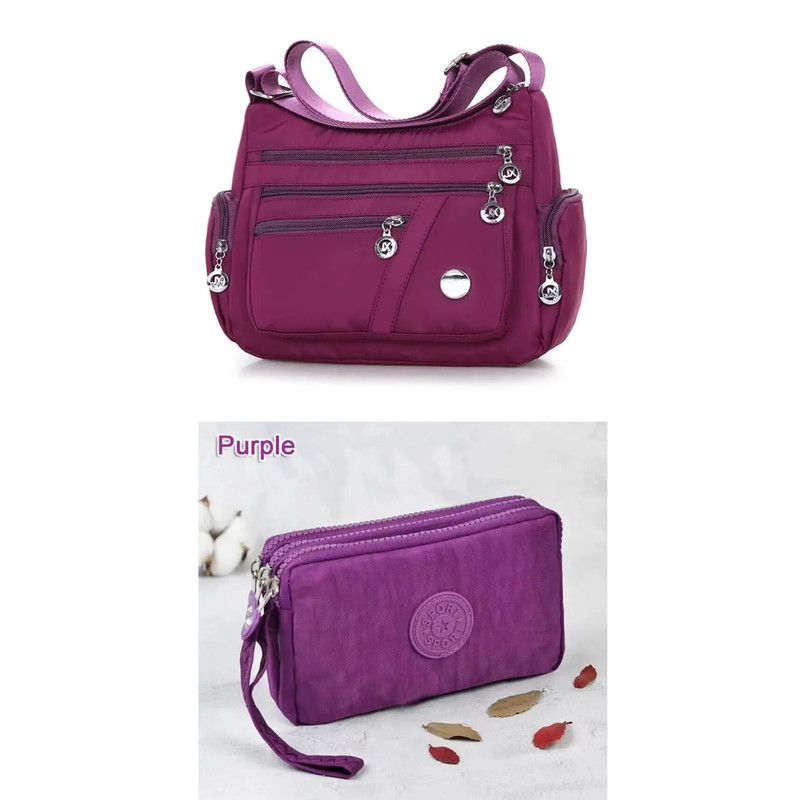 Messenger Bags For Lady Women Nylon Waterproof Bag High Quality Travel Shoulder Bag Casual Large Ca 11