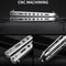Stainless Steel Foldable Comb Butterfly Knife Training Comb Beard Moustache Brush Hair Styling Salo 2