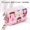 Women's handbag, Thickened three-layer long, Wrist mobile phone bag, Cute washable cloth, zipper pocket purse