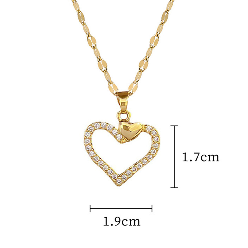 Necklaces For Women, Trendy Heart, Girls Love Gold Color, Birthday Party Jewelry
