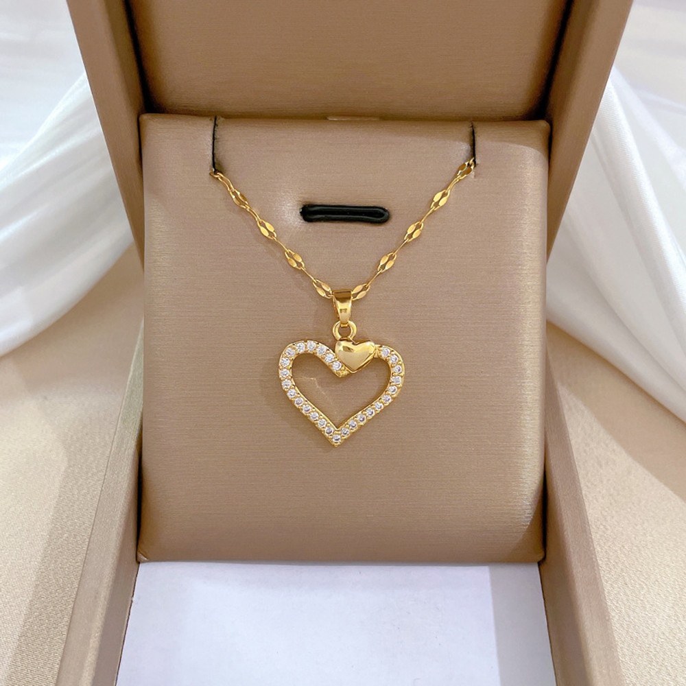Necklaces For Women, Trendy Heart, Girls Love Gold Color, Birthday Party Jewelry