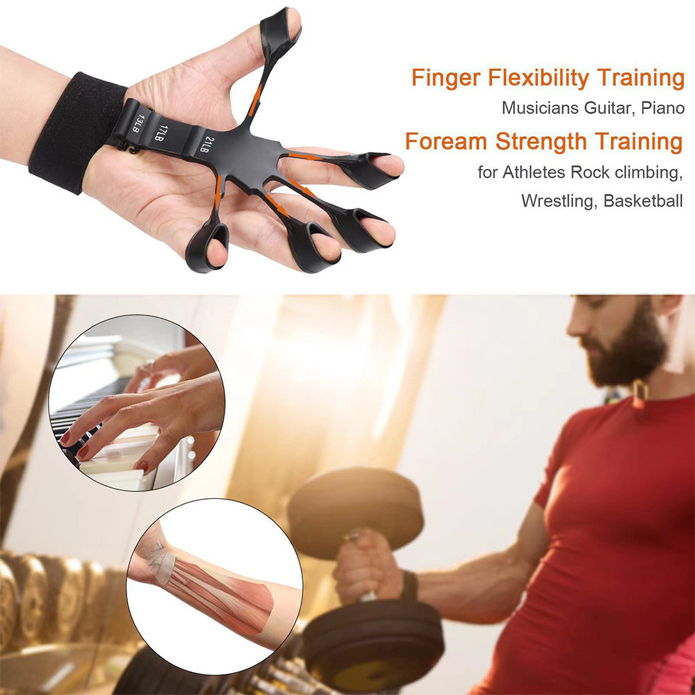 Hand Grip Hand Strength Trainer, Resistance Levels, Portable Fitness Finger Gripper Gym, Rehabilitation Physical Tools