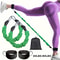 Fitness Ankle Ankle Buckle Leg Muscle Trainer Hip Joint Training Leg Strap Hook Leg Stand Anti Breaking Firmly Tension Rope Set
