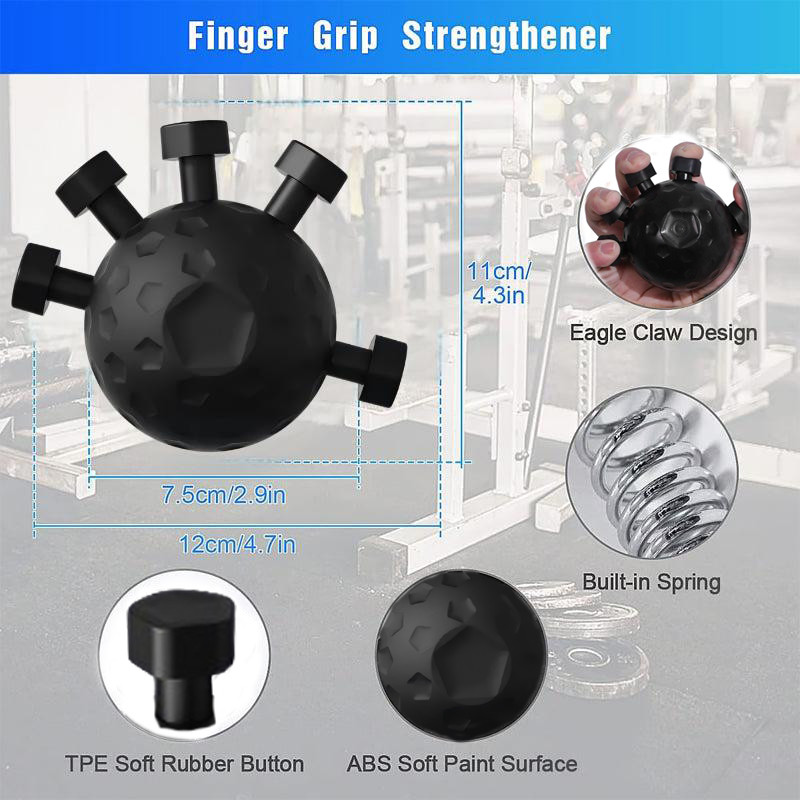 Rock Climbing Finger Exerciser, , Five-Finger Power Device, Hand Clamp Exerciser, Strengthening Finger Exerciser