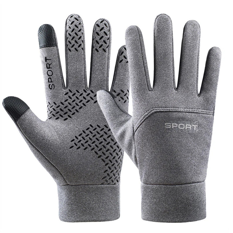 Warm Winter Gloves, High Quality Plush Gloves, Outdoor Sports Gloves for Men and Women, Windproof Cold Bicycle Gloves