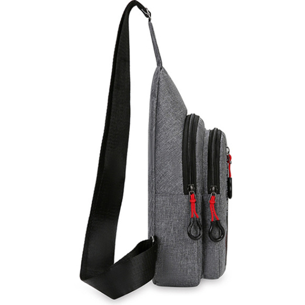 Glow-in-the-dark bag, men's and women's crossbody, outdoor sports, casual chest bag