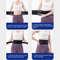 Adjustable Lumbar Support Belt Lower Back Brace For Pain Relief Breathable Stabilizing Belt With St 4