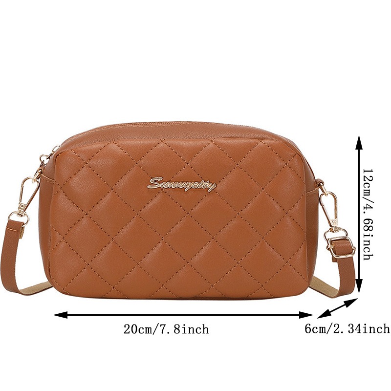 Embroidery Camera Female Small Messenger Bag Ladies Crossbody Purse Shoulder Bags Fashion Chain For 4
