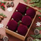 Plush Flocked Christmas Tree Ornaments Velvet Hanging Balls For Holiday Decor Clearance Christmas D 0