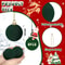 Plush Flocked Christmas Tree Ornaments Velvet Hanging Balls For Holiday Decor Clearance Christmas D 3