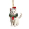 Pendant Christmas Cat Ornaments, Christmas Car Home Decoration, Acrylic Cat Decorations for Christmas Garlands