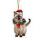 Pendant Christmas Cat Ornaments, Christmas Car Home Decoration, Acrylic Cat Decorations for Christmas Garlands