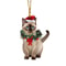 Pendant Christmas Cat Ornaments, Christmas Car Home Decoration, Acrylic Cat Decorations for Christmas Garlands