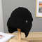 Faux Fur Lined Bomber Hats, Men Winter Knitted Hat, Outdoor Earmuff Casual Fashion, Plush Warmth Peaked Cap