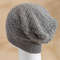 Long Size Knitted Cap New Unisex Winter Hat Solid Bonnet Cap For Men And Women Casual Beanies 2