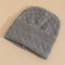 Long Size Knitted Cap New Unisex Winter Hat Solid Bonnet Cap For Men And Women Casual Beanies 4