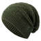 Long Size Knitted Cap New Unisex Winter Hat Solid Bonnet Cap For Men And Women Casual Beanies 5