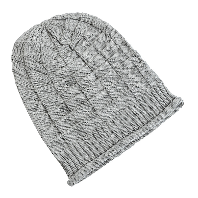 Casual Street Autumn Daily Beanies, Hot Sale Long Size Winter Hat, For Men & Women Solid Bonnet Cap