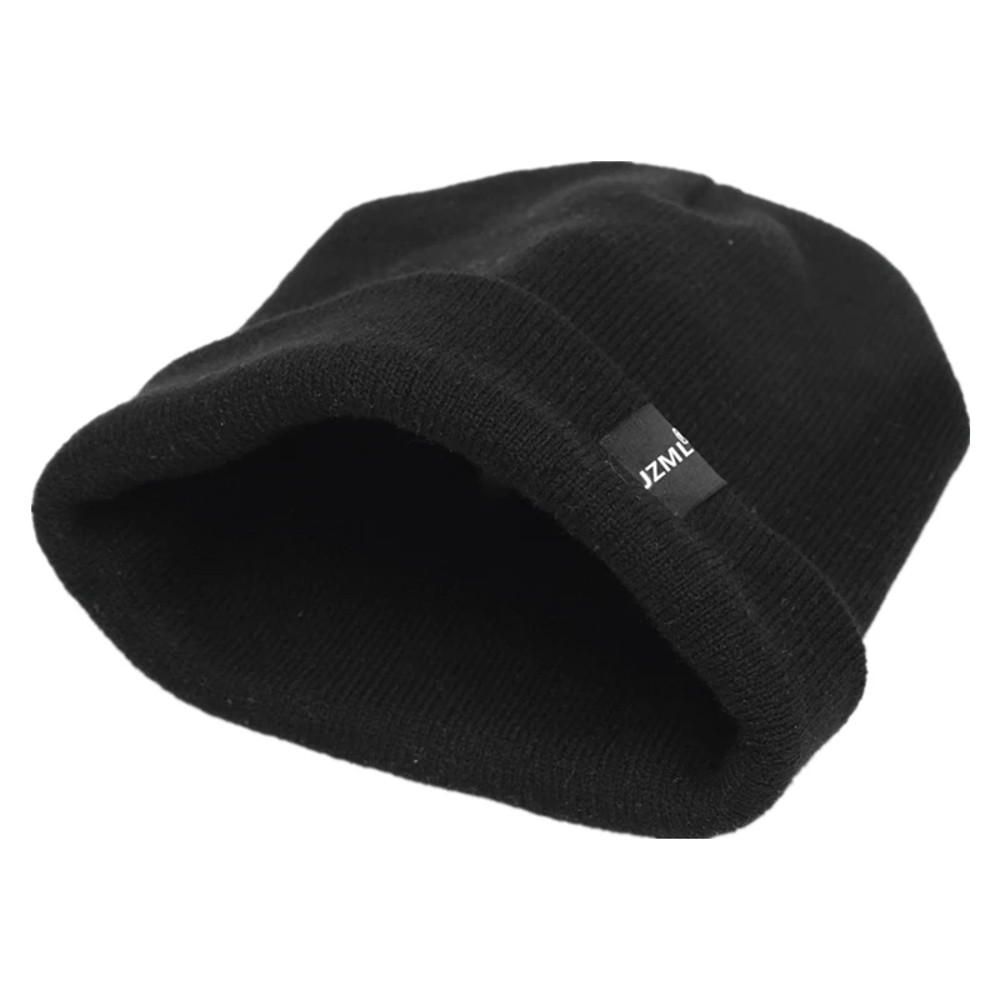 Unisex Letter Label Decor Beanie, Winter Knitted Hat, Casual Multiple Colored, Daily Life And Outdoor Beanie Cap