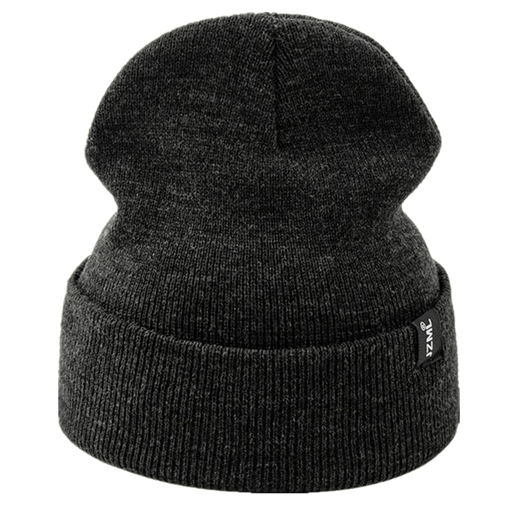 Unisex Letter Label Decor Beanie, Winter Knitted Hat, Casual Multiple Colored, Daily Life And Outdoor Beanie Cap