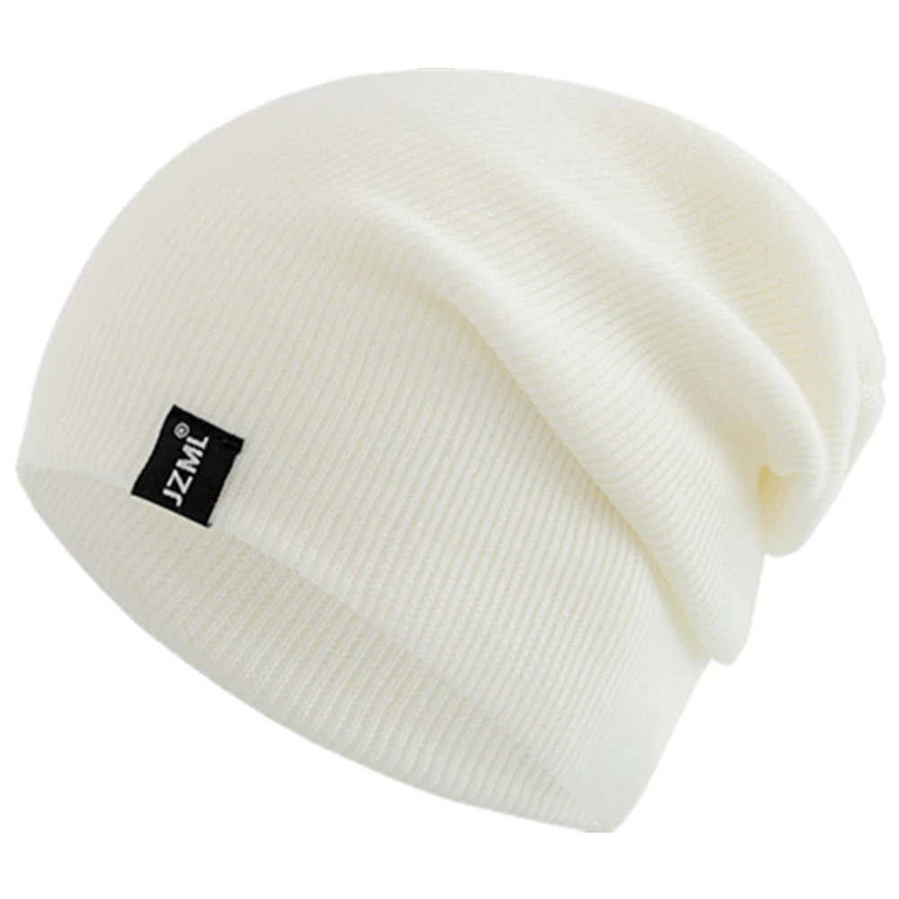 Unisex Letter Label Decor Beanie, Winter Knitted Hat, Casual Multiple Colored, Daily Life And Outdoor Beanie Cap