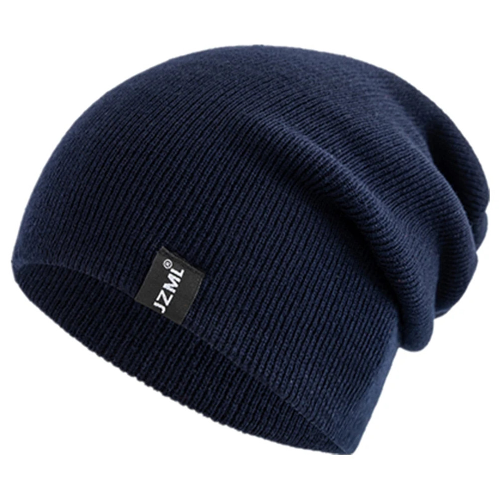 Unisex Letter Label Decor Beanie, Winter Knitted Hat, Casual Multiple Colored, Daily Life And Outdoor Beanie Cap