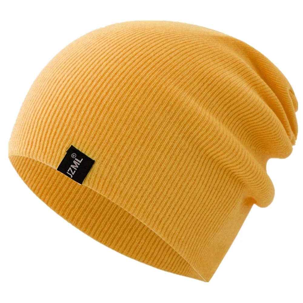 Unisex Letter Label Decor Beanie, Winter Knitted Hat, Casual Multiple Colored, Daily Life And Outdoor Beanie Cap