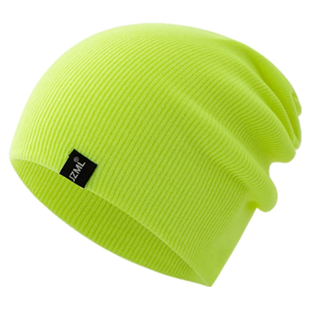 Unisex Letter Label Decor Beanie, Winter Knitted Hat, Casual Multiple Colored, Daily Life And Outdoor Beanie Cap