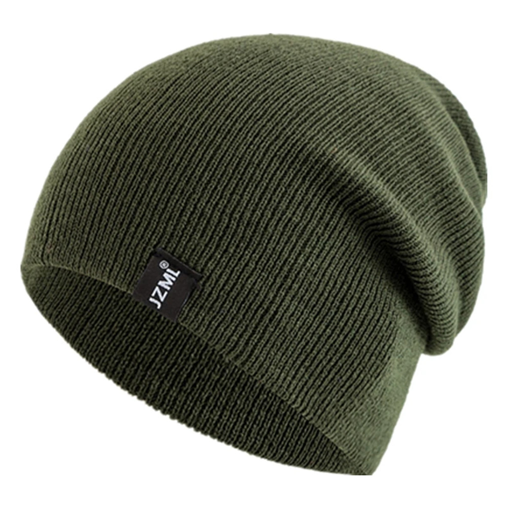 Unisex Letter Label Decor Beanie, Winter Knitted Hat, Casual Multiple Colored, Daily Life And Outdoor Beanie Cap