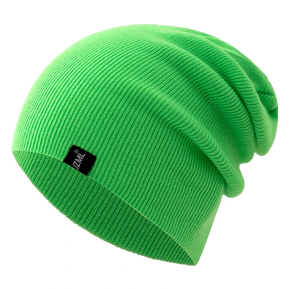 Unisex Letter Label Decor Beanie, Winter Knitted Hat, Casual Multiple Colored, Daily Life And Outdoor Beanie Cap