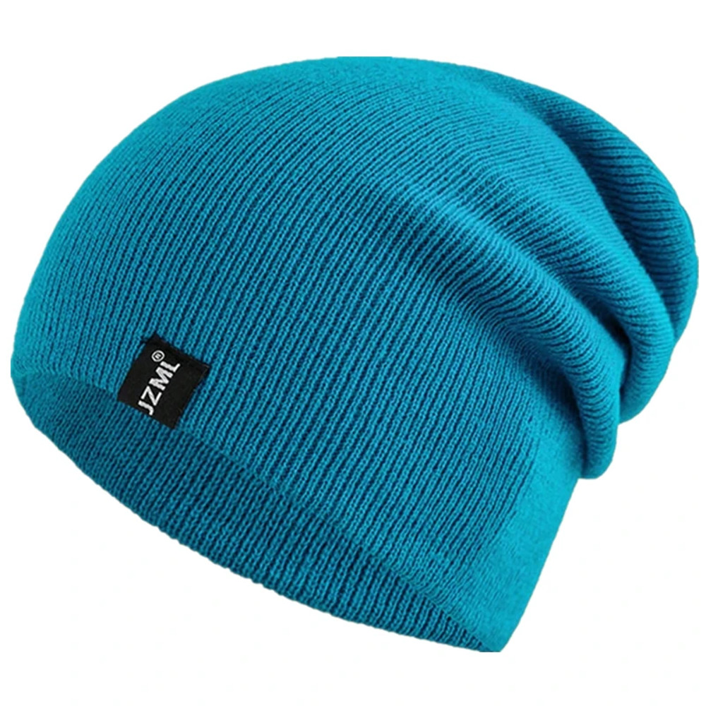 Unisex Letter Label Decor Beanie, Winter Knitted Hat, Casual Multiple Colored, Daily Life And Outdoor Beanie Cap