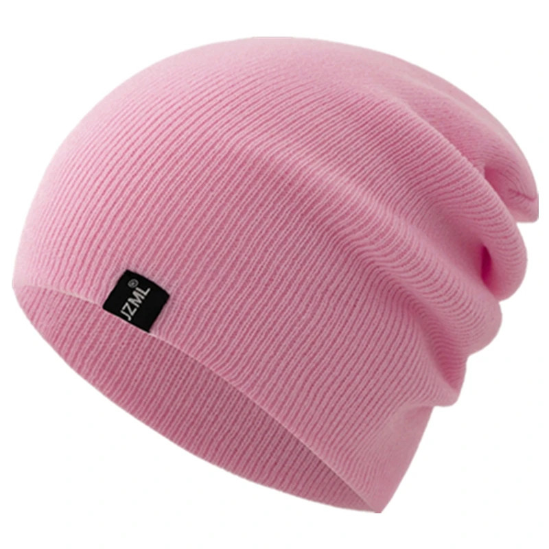 Unisex Letter Label Decor Beanie, Winter Knitted Hat, Casual Multiple Colored, Daily Life And Outdoor Beanie Cap