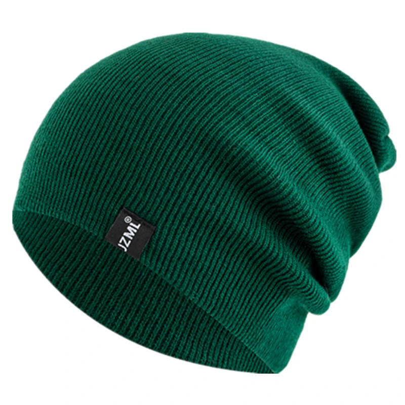 Unisex Letter Label Decor Beanie, Winter Knitted Hat, Casual Multiple Colored, Daily Life And Outdoor Beanie Cap