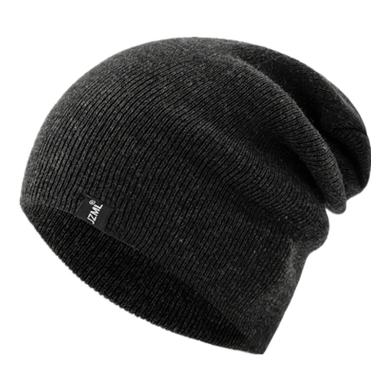 Unisex Letter Label Decor Beanie, Winter Knitted Hat, Casual Multiple Colored, Daily Life And Outdoor Beanie Cap