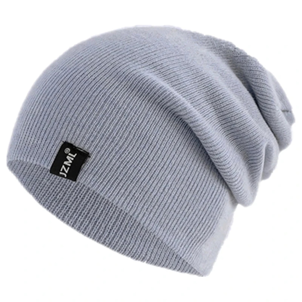 Unisex Letter Label Decor Beanie, Winter Knitted Hat, Casual Multiple Colored, Daily Life And Outdoor Beanie Cap