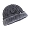 Fleece Lined Warm Beanie Unisex Winter Hats Sports Casual Knitted Hat Label Dopamine Men Women 3