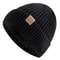 Warm Beanie Cap Casual, New Unisex Two-Tone Winter Hat, Men And Women Fashion, Fur Lined Winter Knitted Hats
