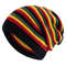 Winter Hats Keep Warm Beanie New Women Slouchy Casual Knitted Cap Striped Design 6