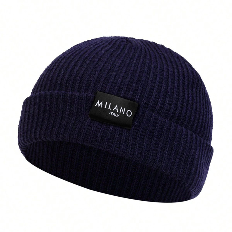 Winter Warm Hat Unisex Letter Beanie Hip Hop Cap Beanie Hat Caps For Men Women 5